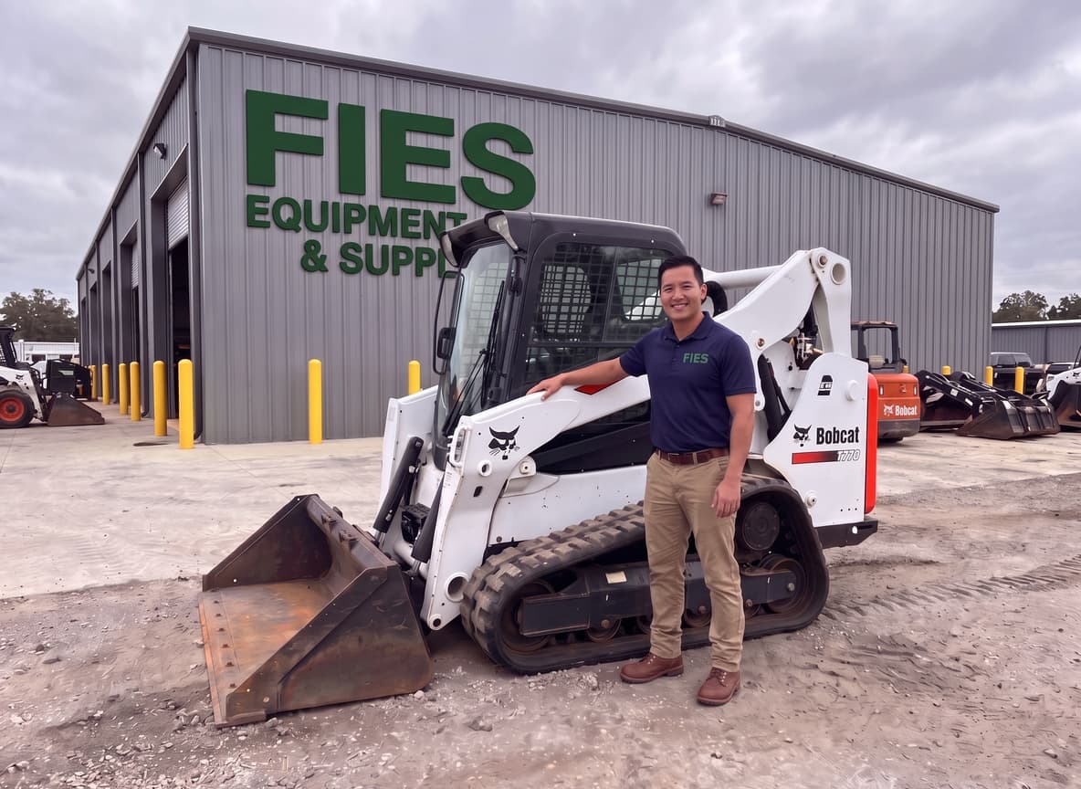 Kevin Nguyen with Bobcat T770 Compact Track Loader